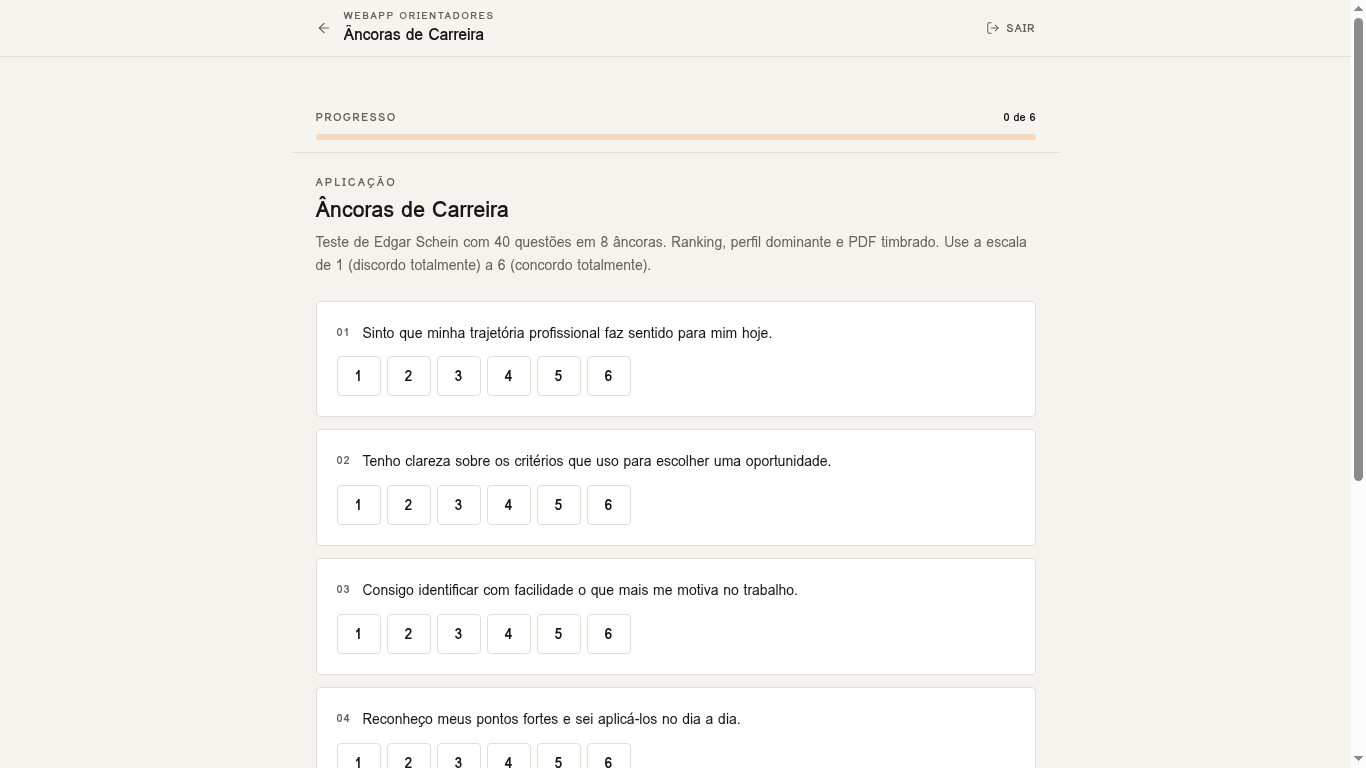 Exemplo de uma ferramenta sendo aplicada