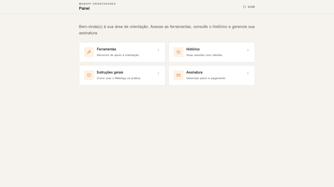 Painel real do C3 Tools com atalhos para os recursos do app